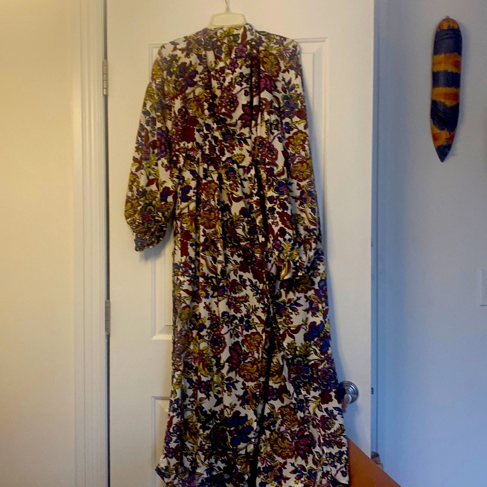 Topshop Maxi Floral Pattern Dress
